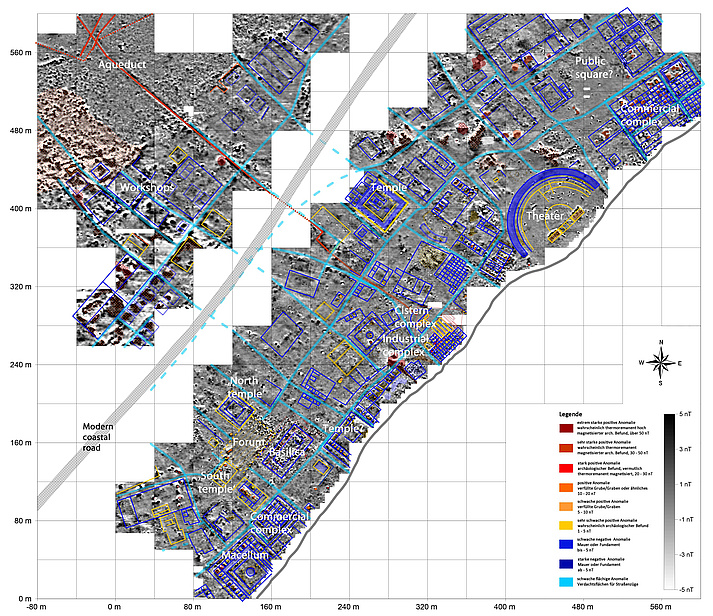 Die zentralen Stadtbereiche von Meninx: Magnetogramm mit archäologischer Interpretation (J. Fassbinder, S. Ritter)