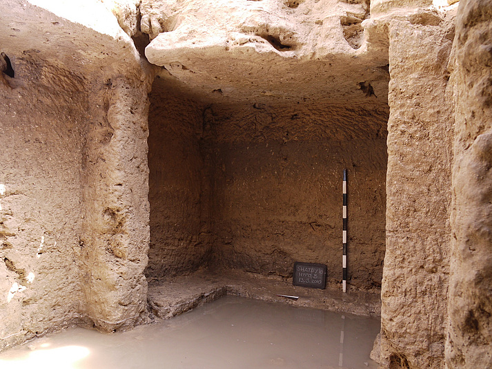 Assembly room in the Hypogaeum B. (Photo Schmidt)