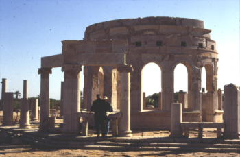 Das Macellum von Leptis Magna: Marktbau und Versorgungszentrum der römischen Stadt. (Foto Schmidt)